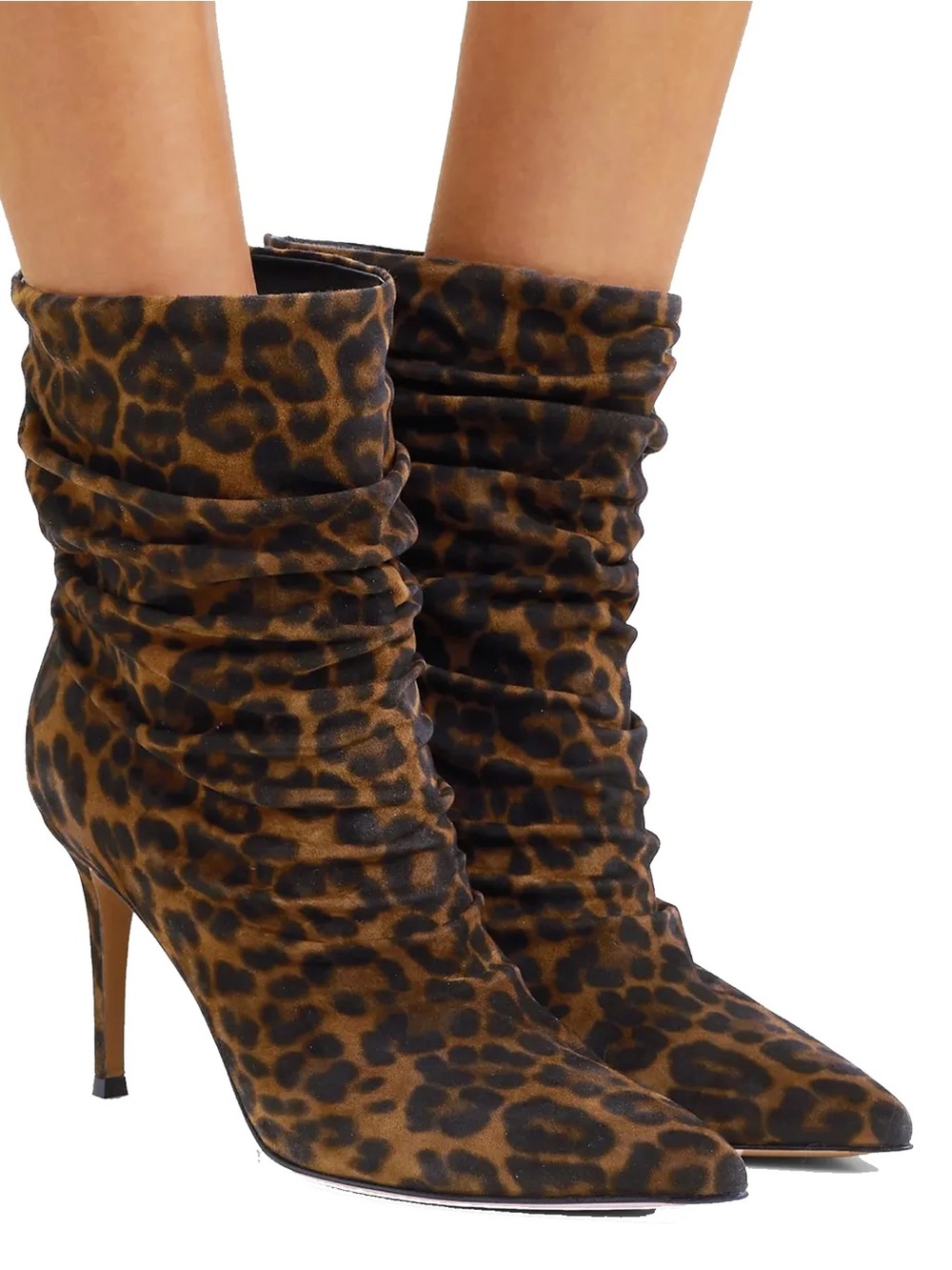 New Size 40.5 Gianvito Rossi Cecile Leopard Boots